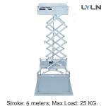 Buy cheap Carbon Steel Ceiling Projector Mount Motorized , 5m Stroke Projector Ceiling Lift System from wholesalers
