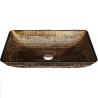 Buy cheap Large Rectangular Vessel Sinks Bathroom Hot Melt Hand Drawing from wholesalers