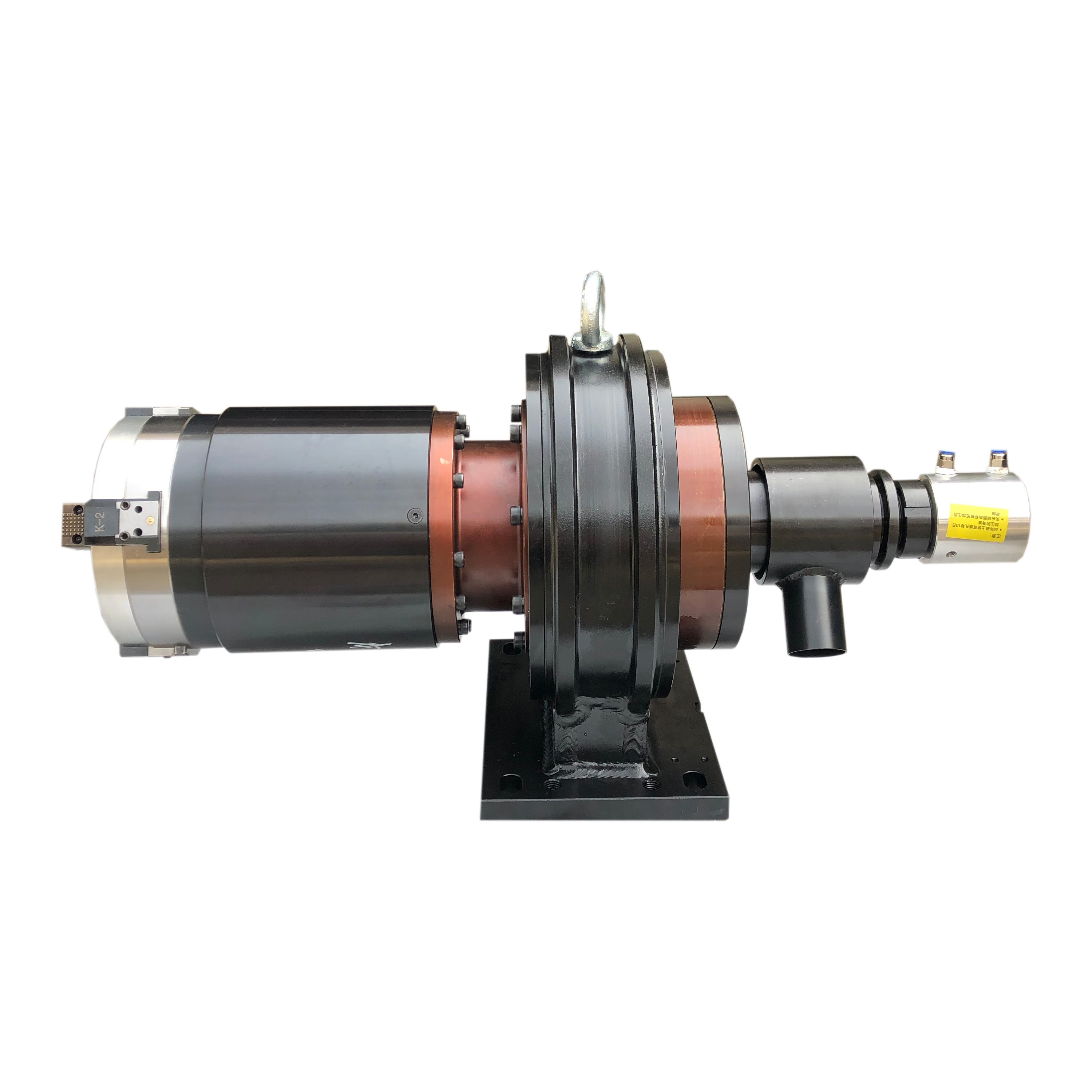 Rotating Safety Device Hollow Hydraulic Cylinders For Car Wheel Making CNC Machine
