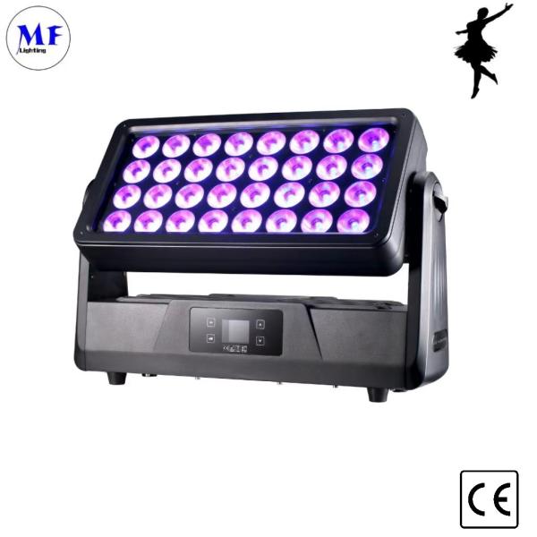 32X30W IP65 RGBW LED Stage Wall Washer Light Waterproof Seetronic DMX AC100-240V
