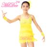 Buy cheap Biketard Confetti Sequin Fringe Dress Kids Purple Latin Dance Costumes from wholesalers