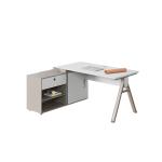 Extendable Modern Design Light Luxury Office Desk and Chair Combination for 2-4