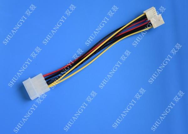 Buy cheap Hard Drive HDD SSD Cable Harness Assembly , Molex to Dual SATA Power Splitter Cable from wholesalers
