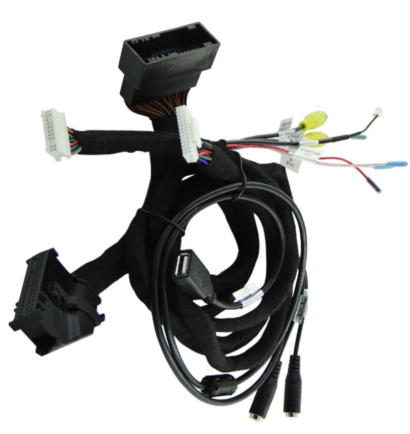 Custom Multi-Function Wiring Harness Specific OBD Cable Entertainment Harness