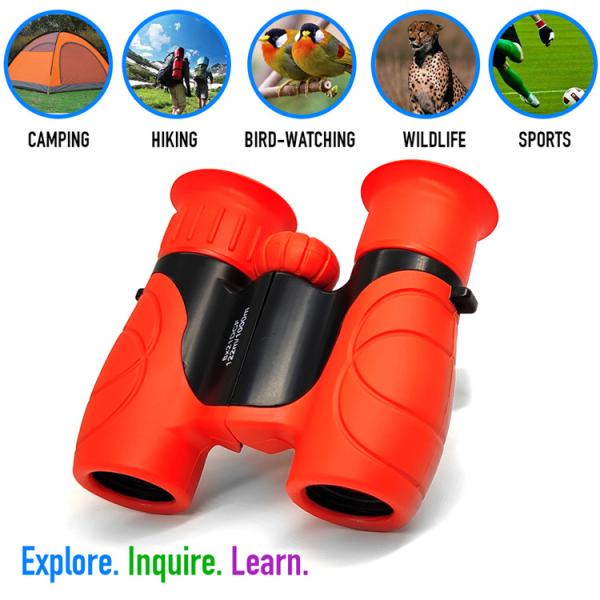 Buy cheap Shockproof Kids Plastic Binoculars 8x21 Promotional Safe Gift For Children from wholesalers