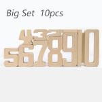 Number Building Blocks Wooden Math Digital Toys Baby Balance Block Jenga Toy