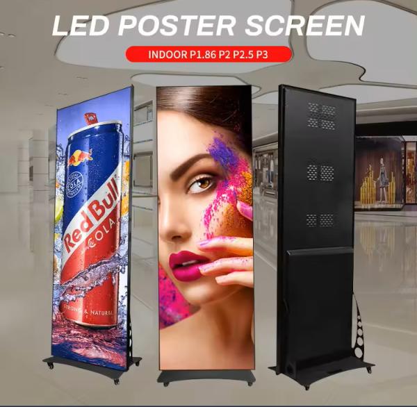 Buy cheap Digital Led Poster Screen 640x1920mm Standing Led Display from wholesalers