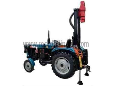 Buy cheap Hydraulic Tractor Mounted Water Well Drilling Machine Portable Wheel Drill Rig from wholesalers