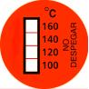 Buy cheap Restaurants Irreversible Temperature Sensitive Labels 100-160℃ For High Temp Applications from wholesalers