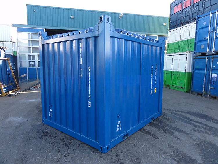 10ft DNV 2.7-1 Offshore Open Top Container with Tarpaulin Cover Conforms to Offshore Oil and Gas Platform Requirements