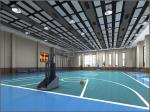 Badminton Outdoor Basketball Court Flooring Material Blue Futsal