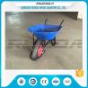 Buy cheap Various Color Heavy Duty Wheelbarrow 4.00-8 Rubber Wheels 1.2mm Frame Thickness from wholesalers