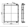 Buy cheap 840mm Height PC120-6 Excavator Radiator 203-03-67111 203-03-67110 from wholesalers