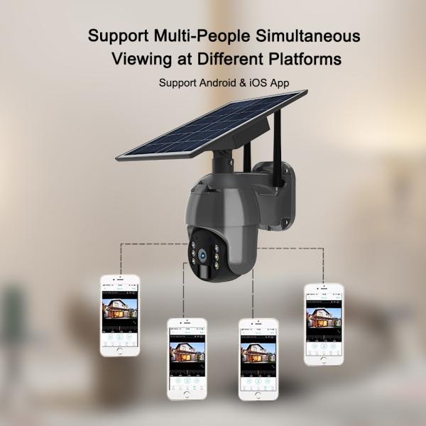 Quality Outdoor 1080P 4G Solar Security Camera 3G 4G LTE Security Camera for sale