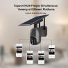 Buy cheap 2K Solar Security Camera Outdoor WiFi Surveillance Spotlight 4MP Pan Tilt from wholesalers
