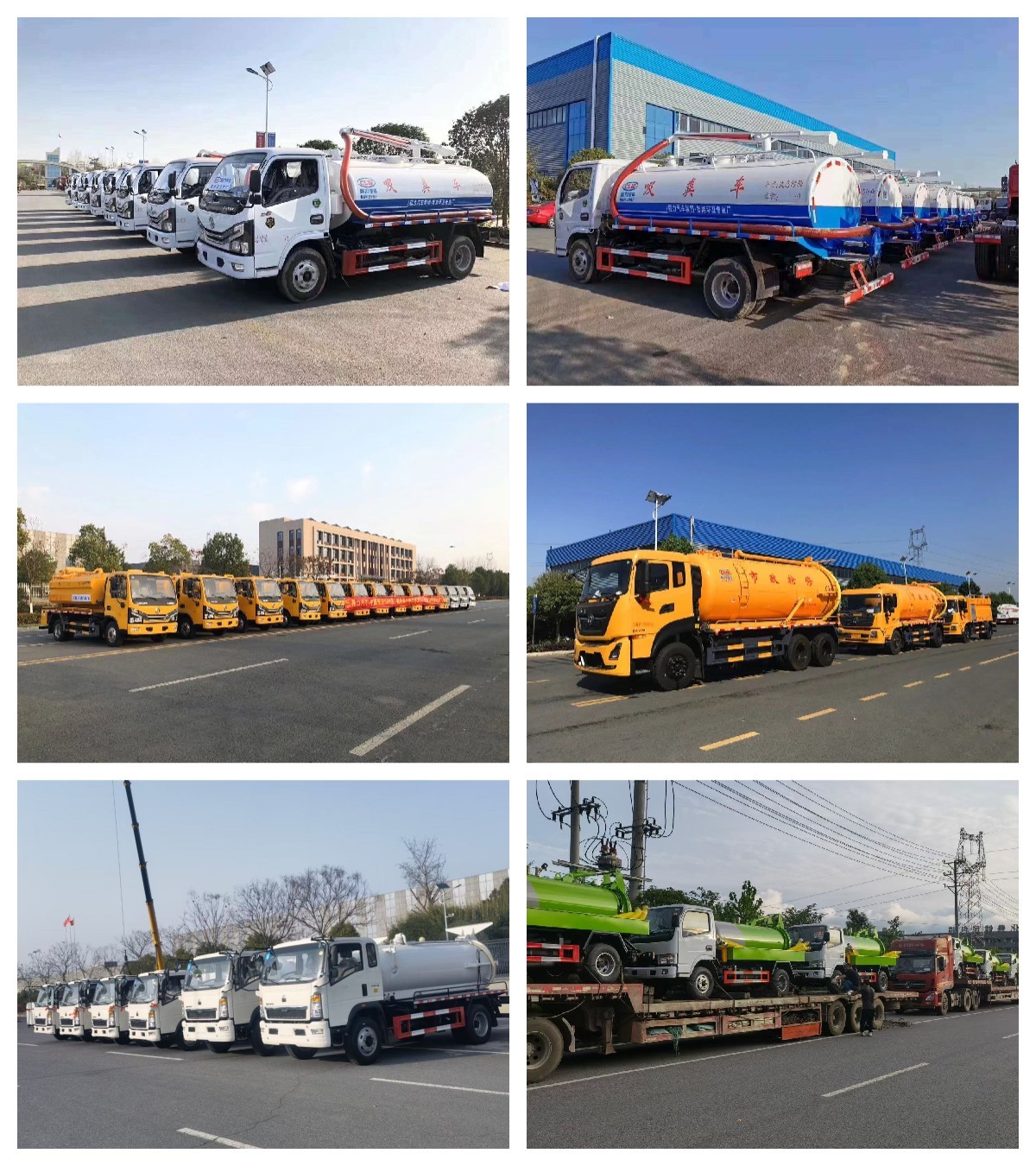 4x2 Chinese Dongfeng 10000 liters Vacuum Sewage Clean and Suction Truck With Water Tank and Sewage Tank