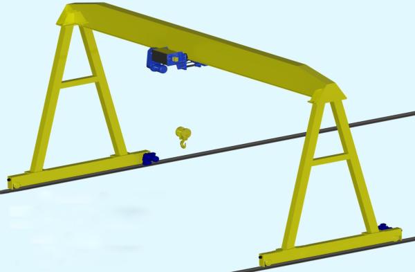 Buy cheap Electric Single Girder Gantry Lifting Equipment 20 Ton With European Design from wholesalers