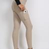 Buy cheap Anti Pilling Equestrian Leggings Khiki Riding Breeches With Phone Pocket from wholesalers