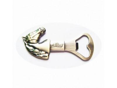 Buy cheap Promotion Gift 2D Horse Head Beer Bottle Opener,Die casting zinc alloy horse head shape beer bottle opener, debossed log from wholesalers