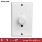 White Wall Rotary Knob Volume Control Impedance Matching For Ceiling Speakers