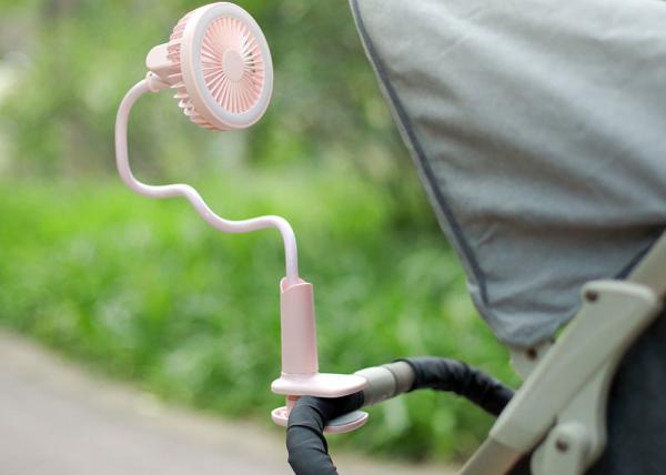 Clip desk lamp fan rechargeable battery operated flexible baby clip usb fan with