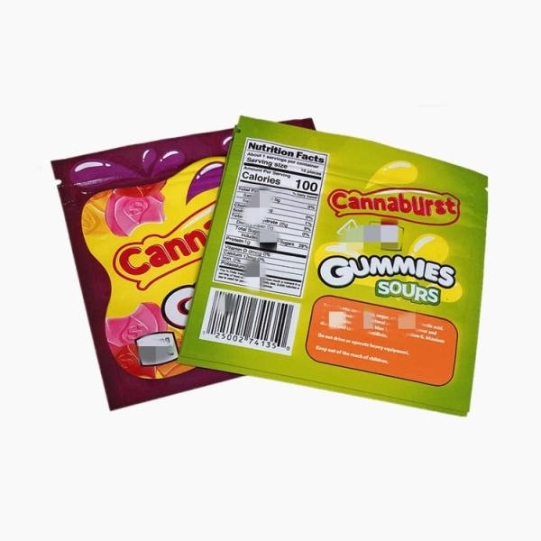 Buy cheap ODM Smell Proof Gummies Packaging Mylar Zipper Bags from wholesalers