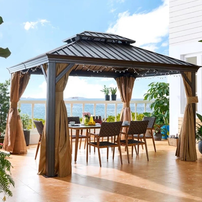 Metal Roof Gazebos High Durability Style and Customization for Outdoor Space
