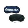 Buy cheap Reusable TC Fabric Sleep Blindfold Eyemask Blue Color With White Print Logo from wholesalers
