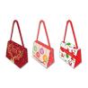 Buy cheap Decorative Unique Christmas Gift Bags 300 Gsm Herringbone Cotton Handle from wholesalers
