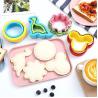 Buy cheap 4pcs Sandwich Cutter Stainless Steel Houseware Flower Dinos Circle Mickey Mold from wholesalers