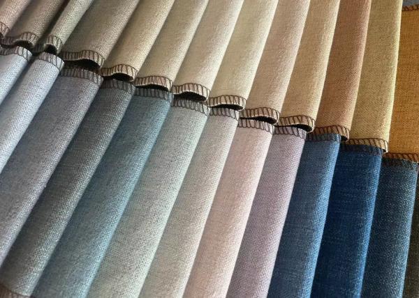 Buy cheap 300gsm Upholstery Linen Knitted Silk Textile Material Shrink Resistant from wholesalers