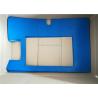 Buy cheap Large Blue Color Rectangle Custom Rubber Gaskets With 100% Rubber Material from wholesalers