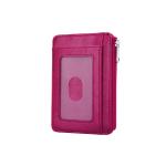 ID Window Leather Business Card Holder Embossed Logo For Birthday / Anniversary