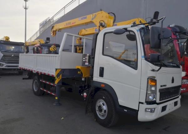Buy cheap High Efficiency Truck Mounted Boom Crane 75km/H 88km/H 8 Ton Crane Truck from wholesalers