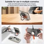 Metal Magnetic 2 In 1 Square Q2 Wireless Charger Portable Heat Dissipation
