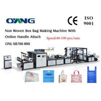 Buy cheap Multi Functional Automatic Non Woven Bag Making Machine 220v / 380v product