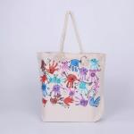 Buy cheap Handled Reusable Cotton Canvas Tote Bags For Supermarket Packing And Shopping from wholesalers