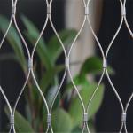 Animal Cages Flexible Cable Mesh Diamond Ferruled Panel Customized Net Height