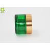 Buy cheap 1 OZ Custom Cosmetic Packaging Containers Green Glass Material Made from wholesalers