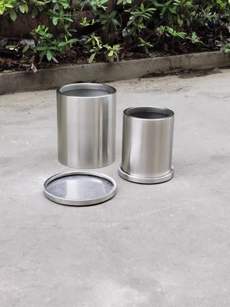 Buy cheap Square Round Stainless Steel Vase For Indoor Outdoor Easy Maintenance from wholesalers