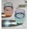 Buy cheap Egg Shape Stemless Clear Wine Glass ，Clear Stemless Wine Glasses With Golden Fonts from wholesalers