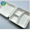 Buy cheap 9 Inch 3 Compartment Biodegradable Takeout Food Containers from wholesalers