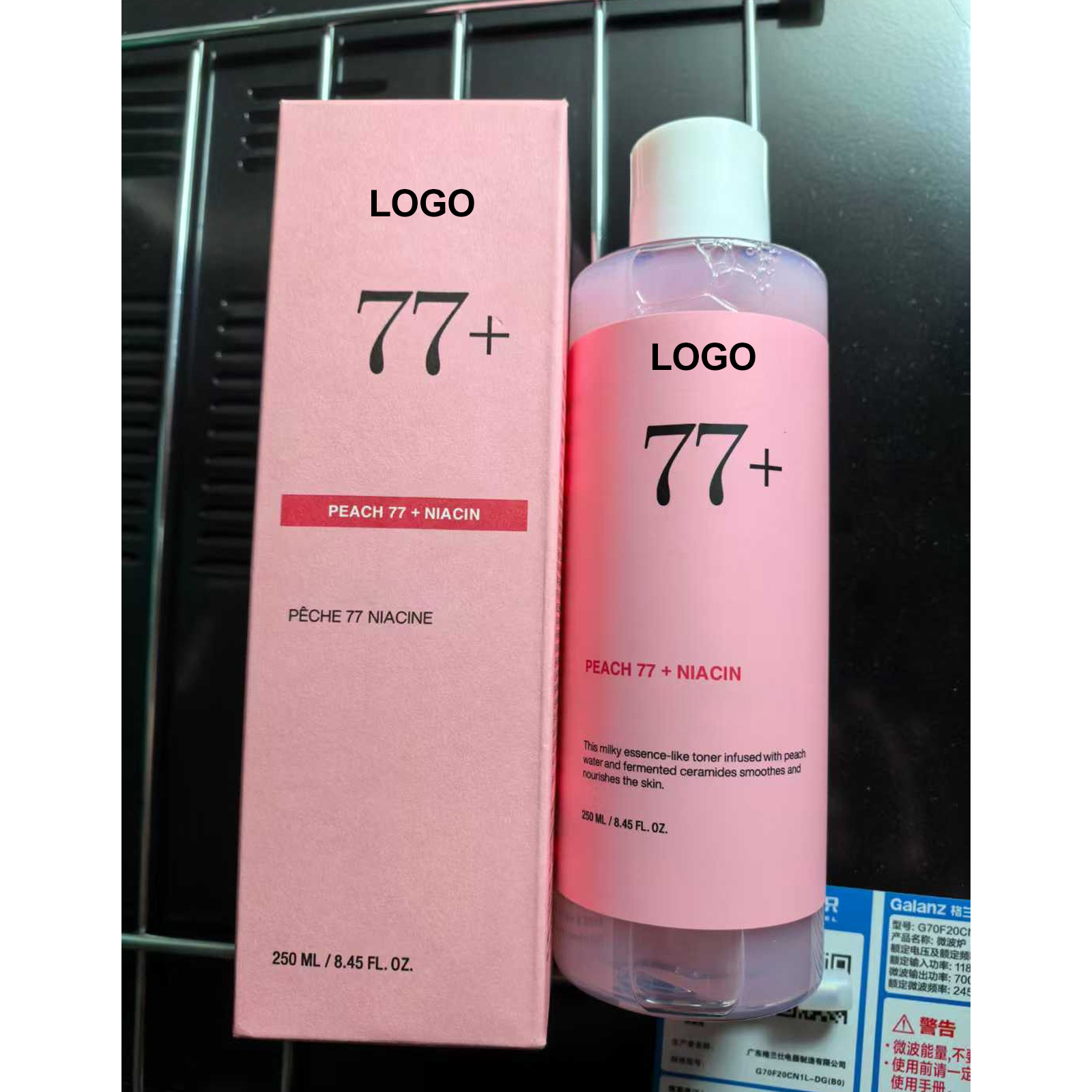 OEM / ODM Private Brand Annua Peach 77% Nicotinamide Essence Moisturizing Skin Soothing Refreshing Skin Care Toner