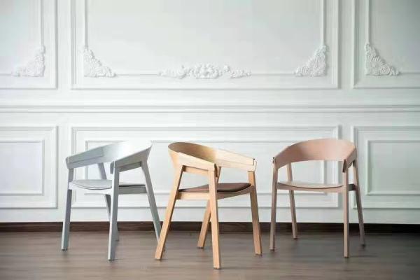 Buy cheap Modern Wooden Custom Made Furniture Restaurant Cafe Chair With Leather Seat from wholesalers