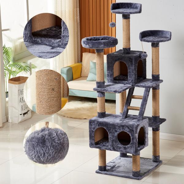 Buy cheap Cat Tree Scratc Fur Rope Post Made of Plush Material for Sustainable Living from wholesalers