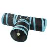 Buy cheap Pet Cat Tunnel Supplies Cat Ring Paper Three-Way Tunnel Cat Toy Drill Climbing Bucket Foldable Cat Channel from wholesalers