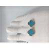 Buy cheap Van Cleef Arpels Sweet Alhambra earstuds 18k yellow gold with turquoise from wholesalers