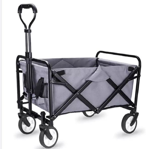Buy cheap Portable Foldable Wagon Cart Heavy Duty 150kg Beach Wagon Trolley With Four Wheel from wholesalers