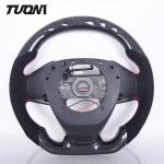 LED Smart Black Alcantara Carbon Fiber Steering Wheel For Honda Civic