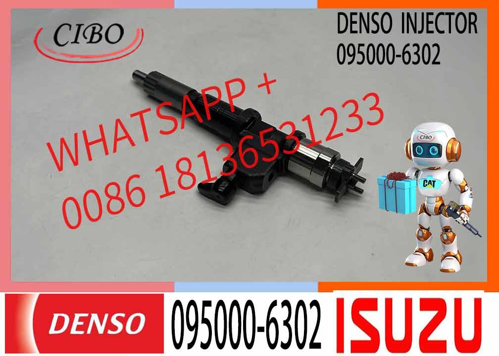 Diesel Common Rail Injector 095000-6303 095000-6302 095000-6301 095000-6300 1-15300436-2 For 6WF1 6WG1